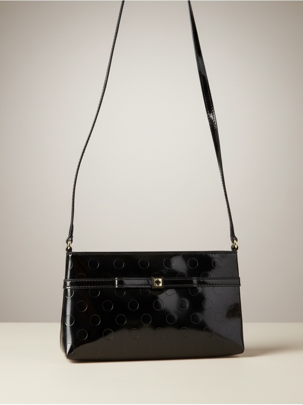 Kate Spade Black Patent Leather Crossbody